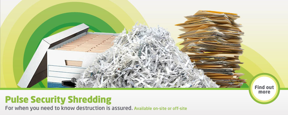 Secure paper shredding service